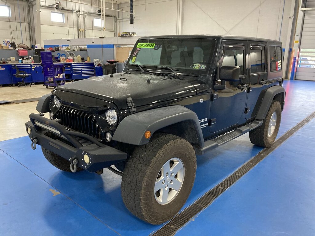 Used 2017 Jeep Wrangler JK Unlimited Sport 4x4 SUV