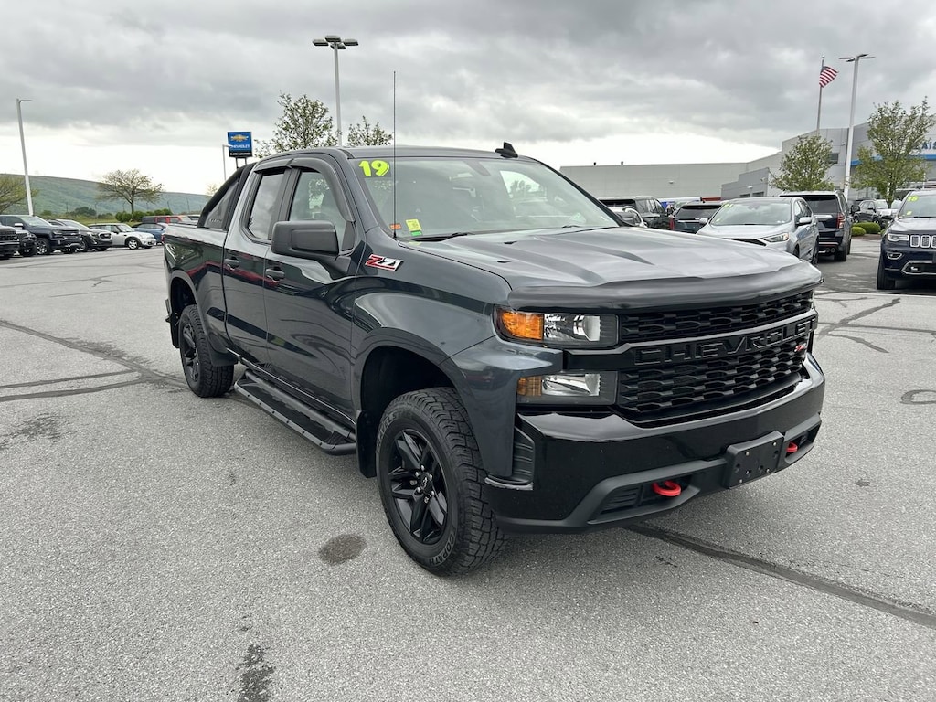 Used 2019 Chevrolet Silverado 1500 Silverado Custom Trail Boss Truck Double Cab