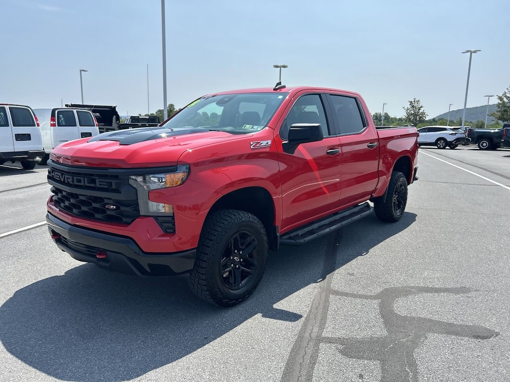 Used 2024 Chevrolet Silverado 1500 Custom Trail Boss Truck Crew Cab