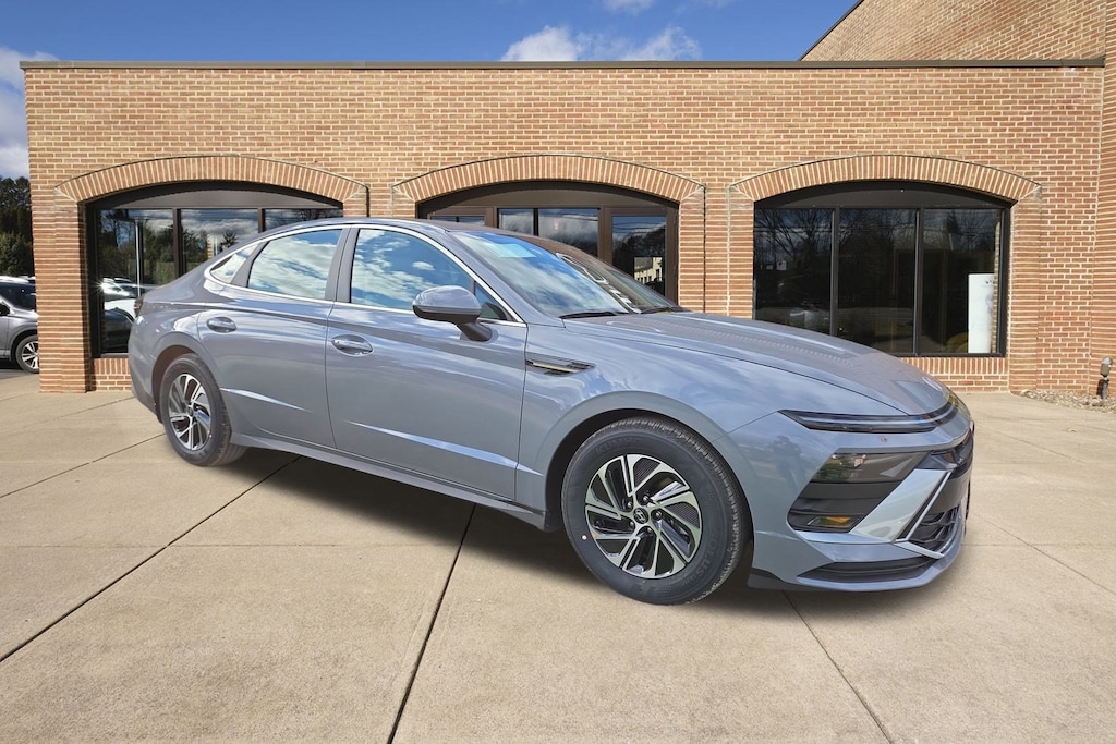 New 2026 Hyundai Sonata Hybrid Blue Sedan