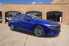 2025 Hyundai Elantra Hybrid Blue Sedan