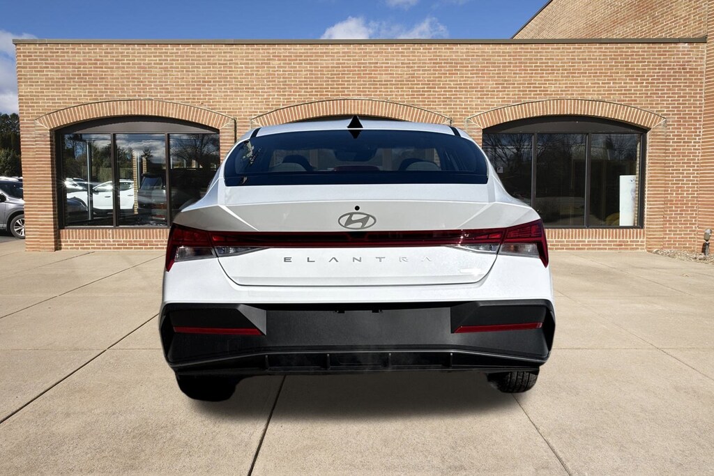 New 2026 Hyundai Elantra Hybrid Blue Sedan