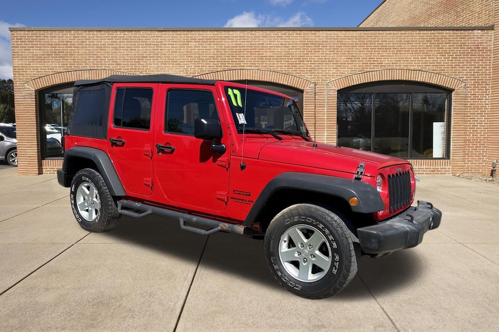 Used 2017 Jeep Wrangler Unlimited Sport 4x4 SUV