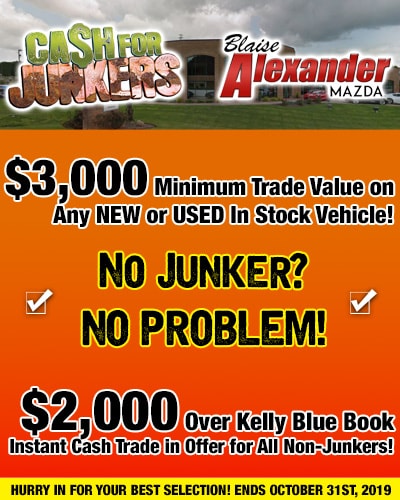 Blaise Alexander State College Pa >> Cash For Junkers At Blaise Alexander Mazda State College Pa Blaise Alexander State College Pa >> Cash For Junkers At Blaise Alexander Mazda State College Pa