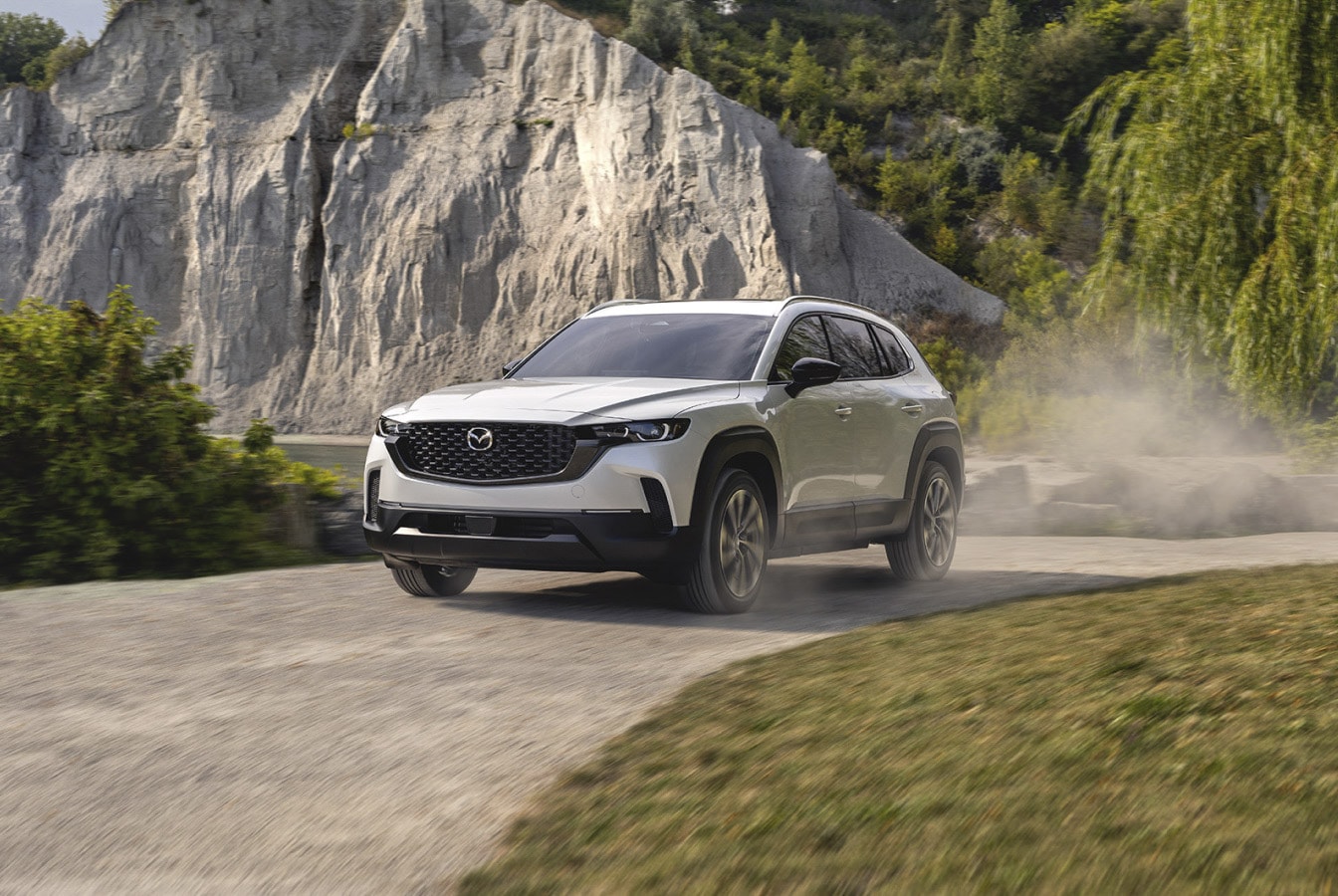 2026 Mazda CX-50 kicking up dirt