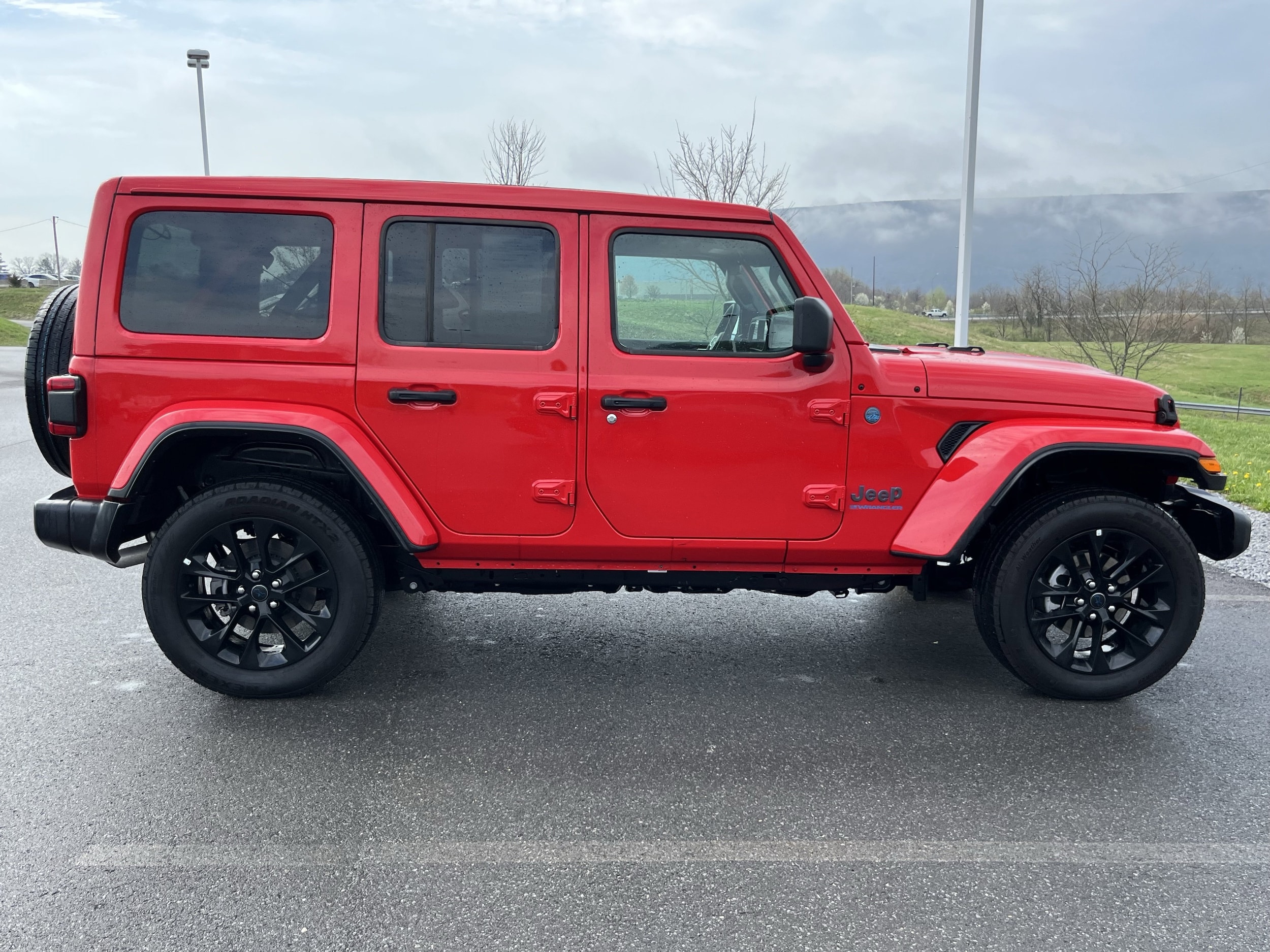 Used 2025 Jeep Wrangler 4xe Sahara 4XE with VIN 1C4RJXP60SW585184 for sale in Montoursville, PA