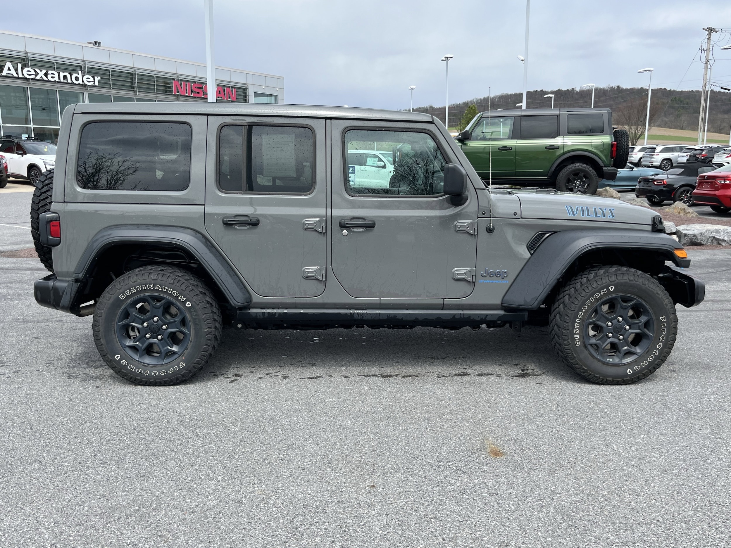 Used 2023 Jeep Wrangler 4xe Willys 4XE with VIN 1C4JJXN6XPW610440 for sale in Montoursville, PA