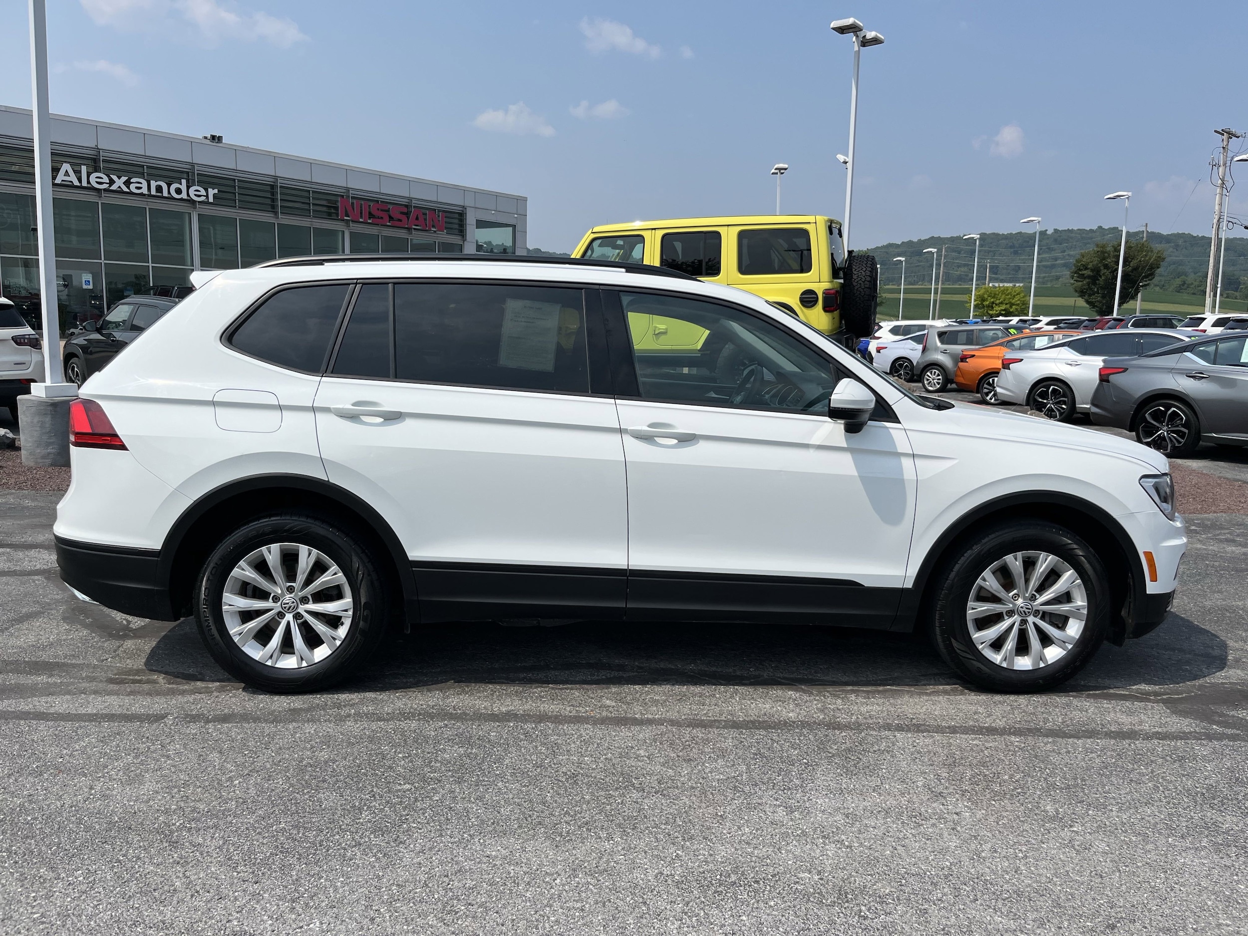 Used 2018 Volkswagen Tiguan S with VIN 3VV0B7AX6JM087031 for sale in Montoursville, PA