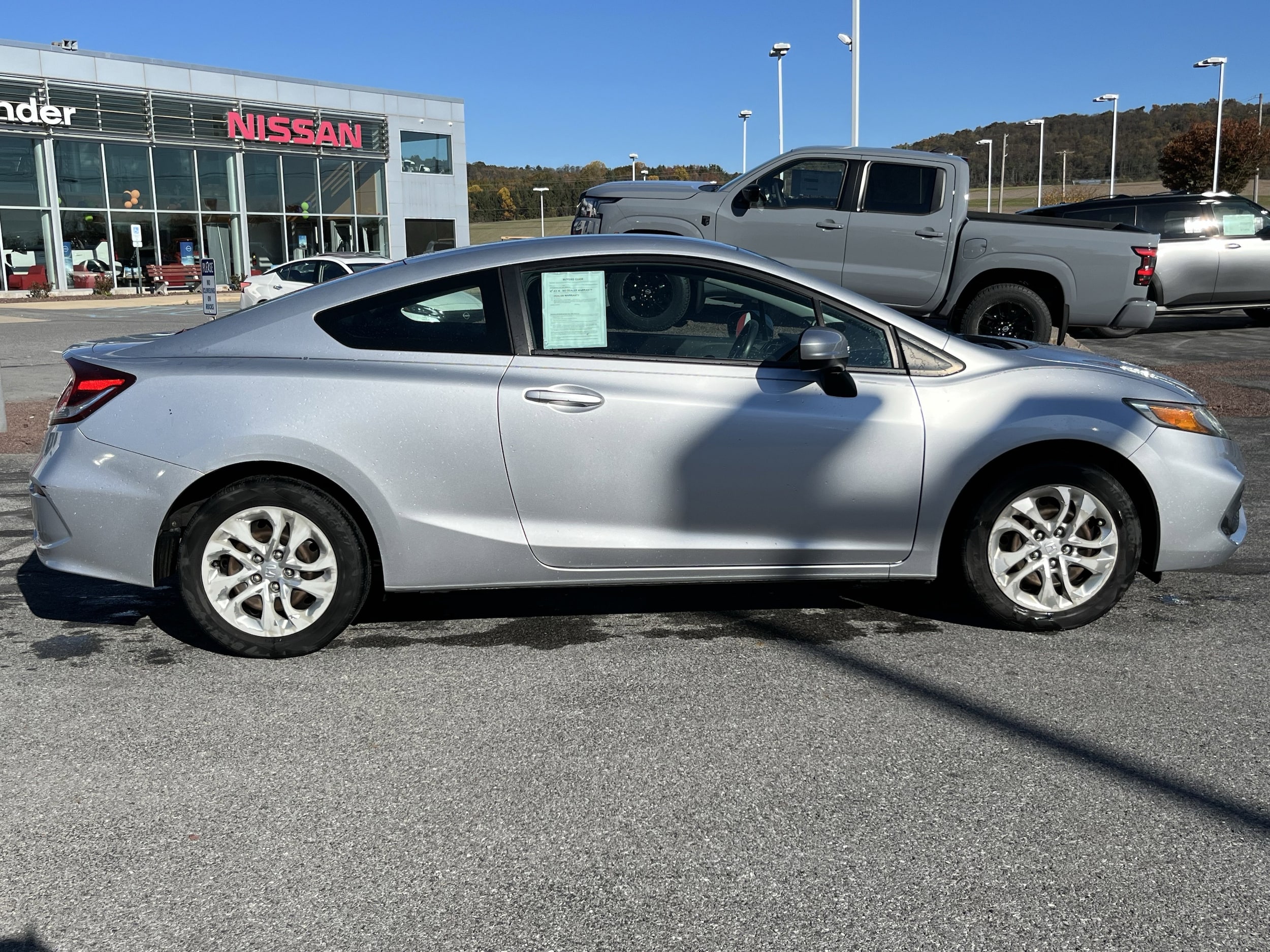Used 2014 Honda Civic LX with VIN 2HGFG3B53EH509553 for sale in Montoursville, PA