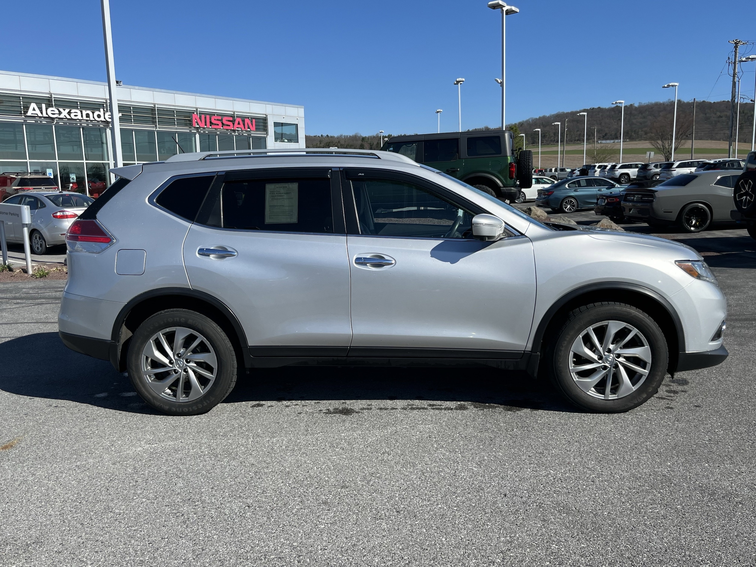 Used 2014 Nissan Rogue SL with VIN 5N1AT2MV8EC789528 for sale in Montoursville, PA