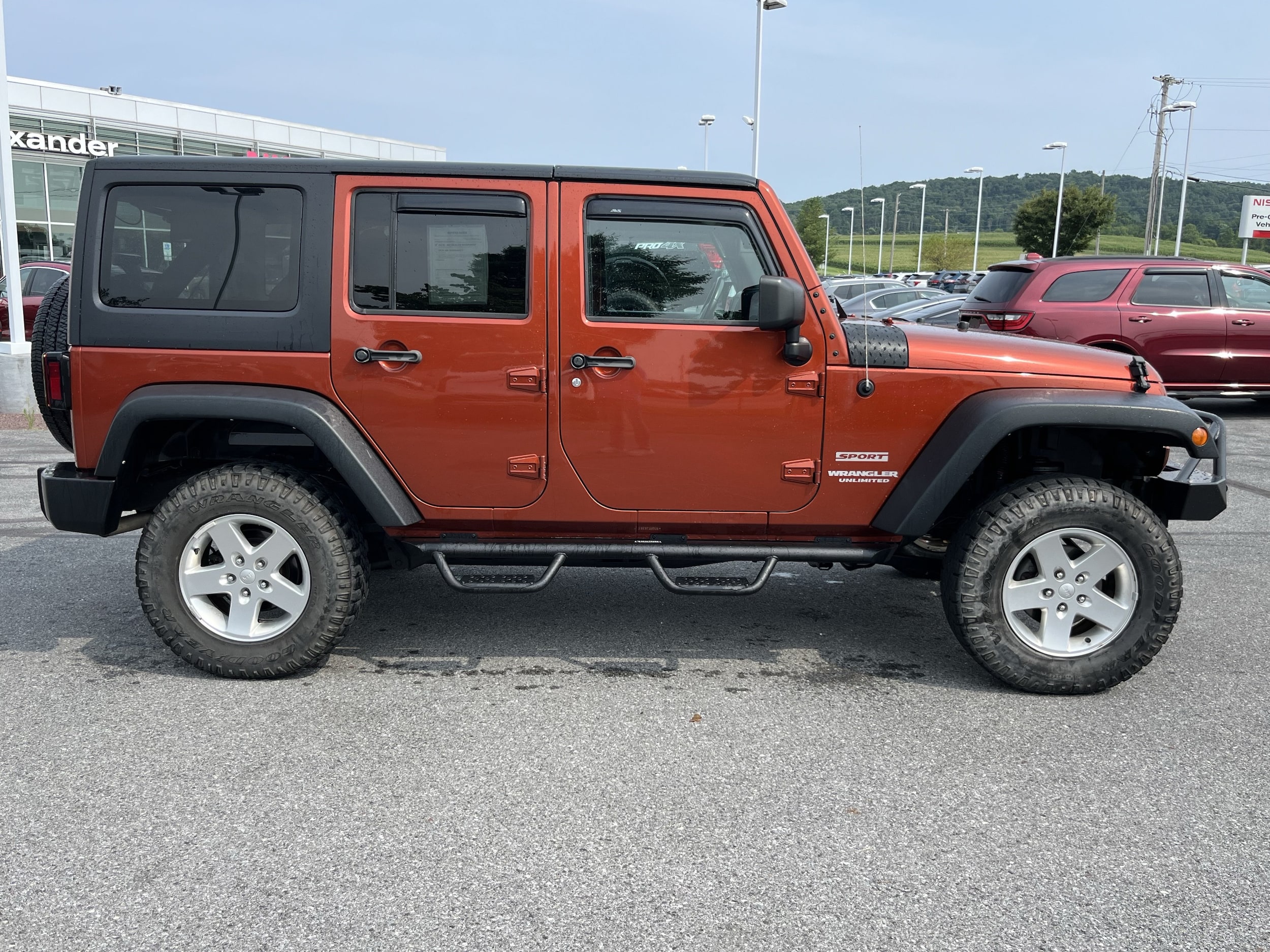 Used 2014 Jeep Wrangler Unlimited Sport with VIN 1C4BJWDG0EL284445 for sale in Montoursville, PA