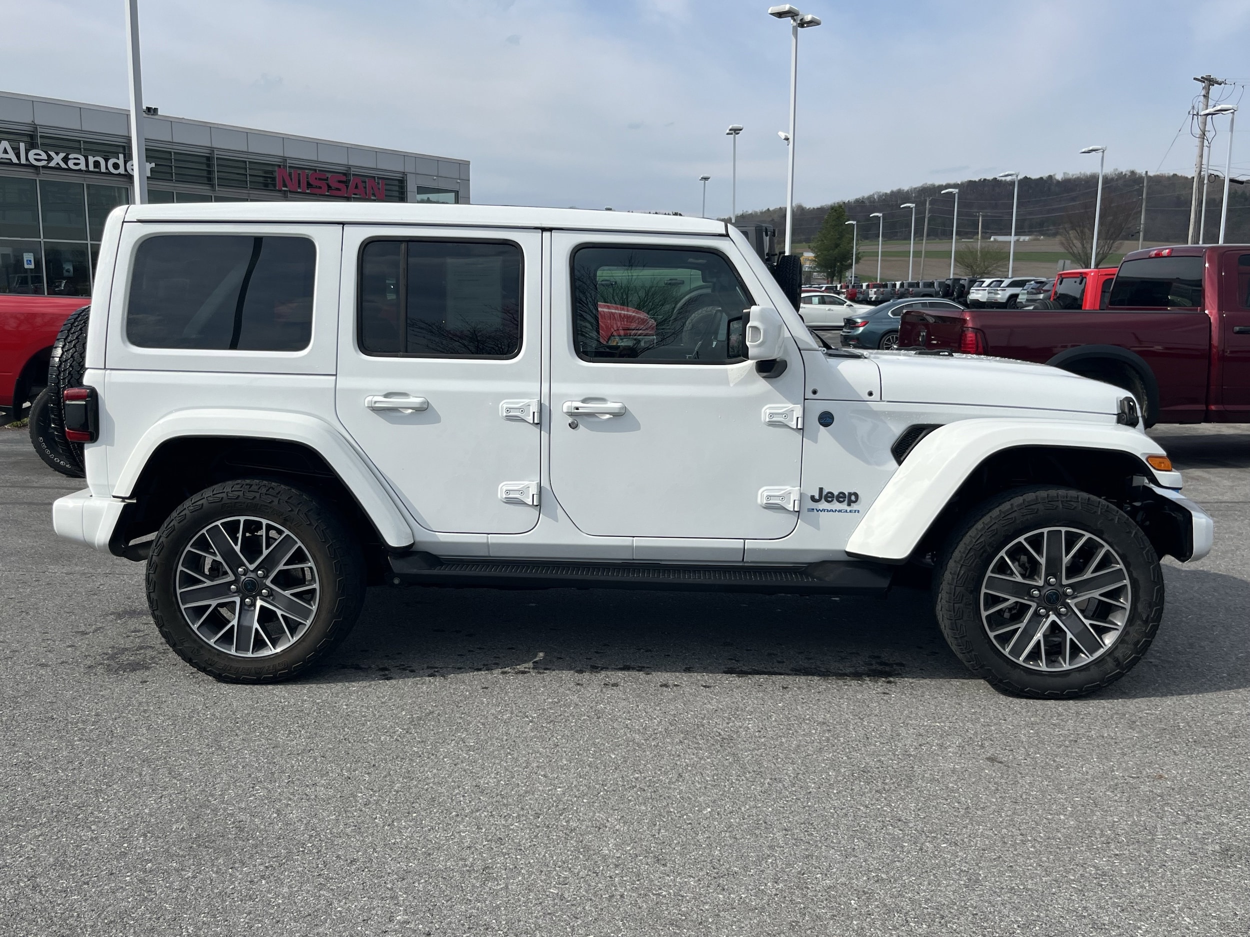 Used 2024 Jeep Wrangler 4xe High Altitude 4XE with VIN 1C4RJXU6XRW184515 for sale in Montoursville, PA