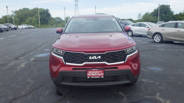 Used 2023 Kia Sorento LX with VIN 5XYRG4LC3PG203176 for sale in Decatur, IL