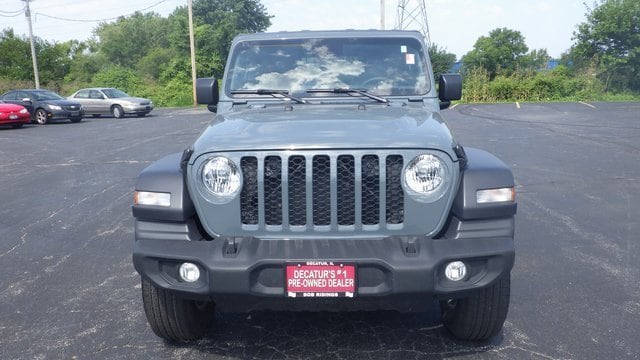 Used 2024 Jeep Wrangler 4-Door Sport S with VIN 1C4PJXDN5RW156202 for sale in Decatur, IL