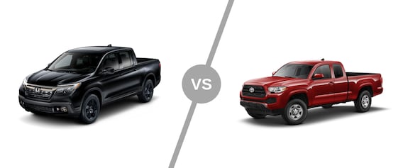 Compare The Honda Ridgeline Vs Toyota Tacoma For Your Life In Groton Cardinal Honda