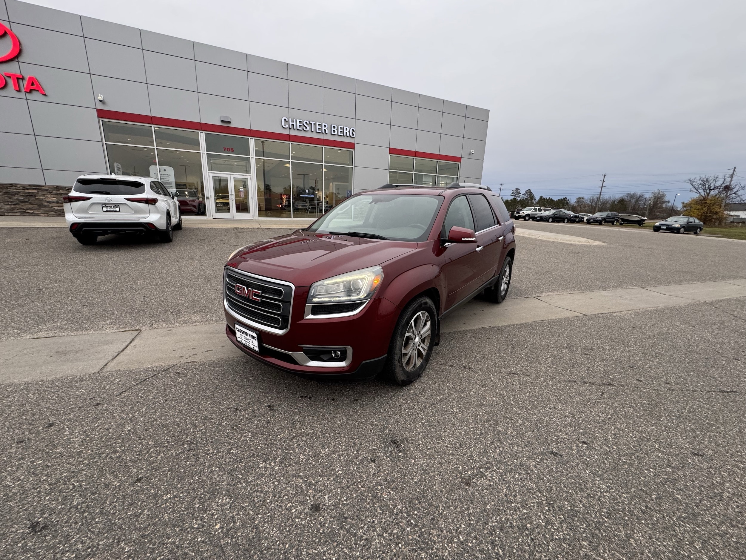 Used 2015 GMC Acadia SLT1 with VIN 1GKKVRKD2FJ207222 for sale in Bemidji, Minnesota