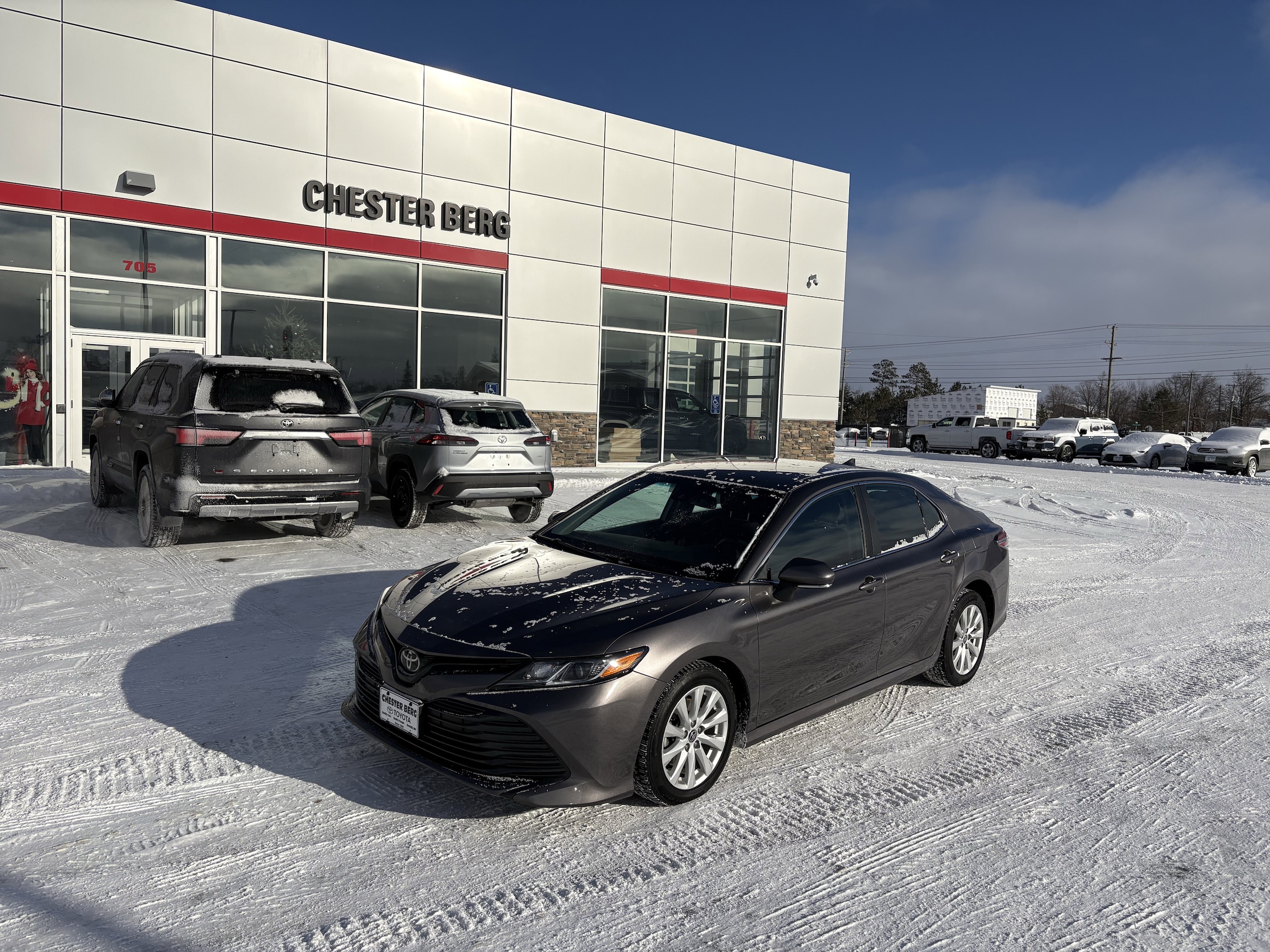 Used 2020 Toyota Camry LE with VIN 4T1L11BK1LU006851 for sale in Bemidji, Minnesota