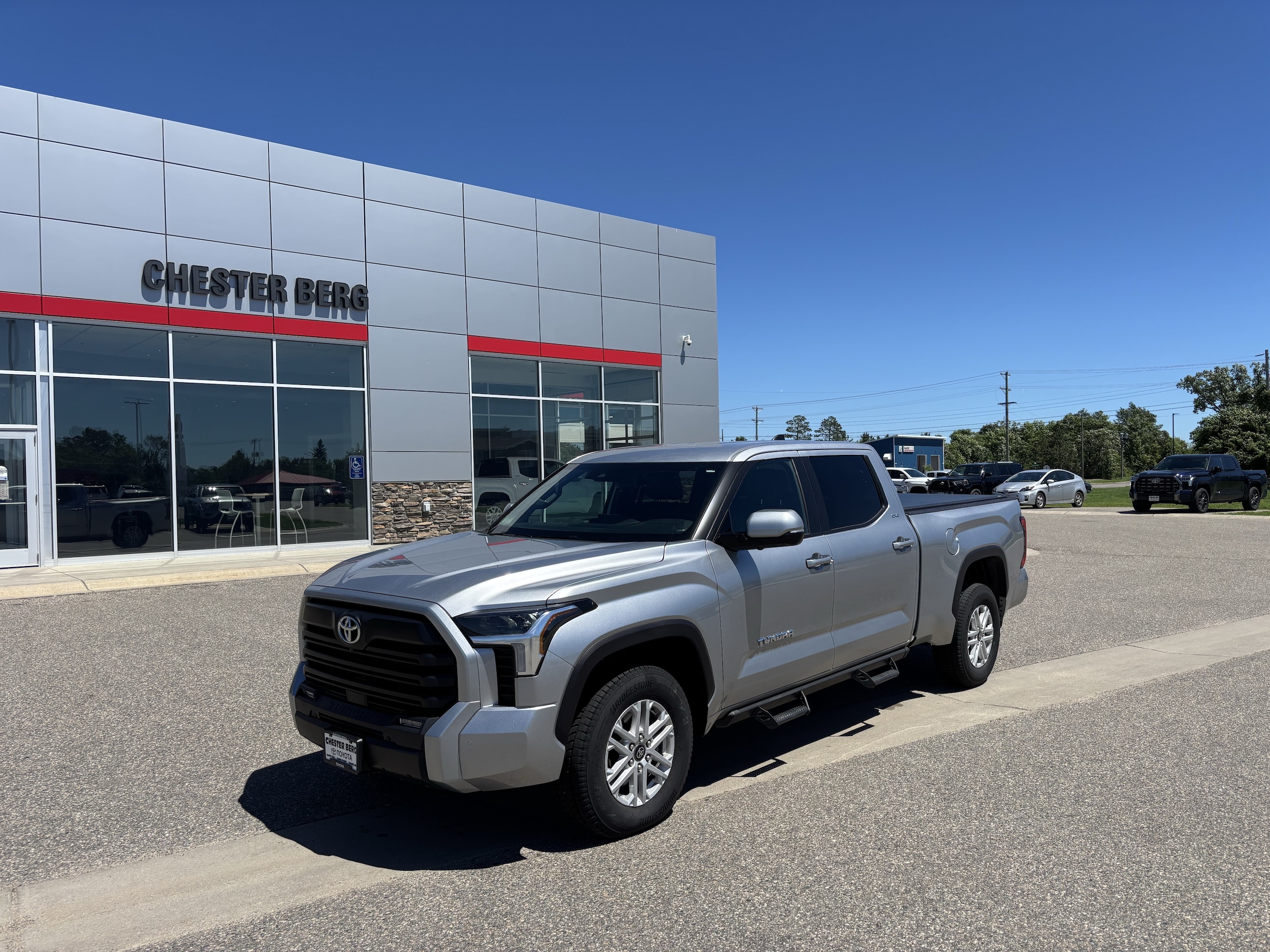Used 2025 Toyota Tundra SR5 with VIN 5TFLA5EC7SX045912 for sale in Bemidji, Minnesota