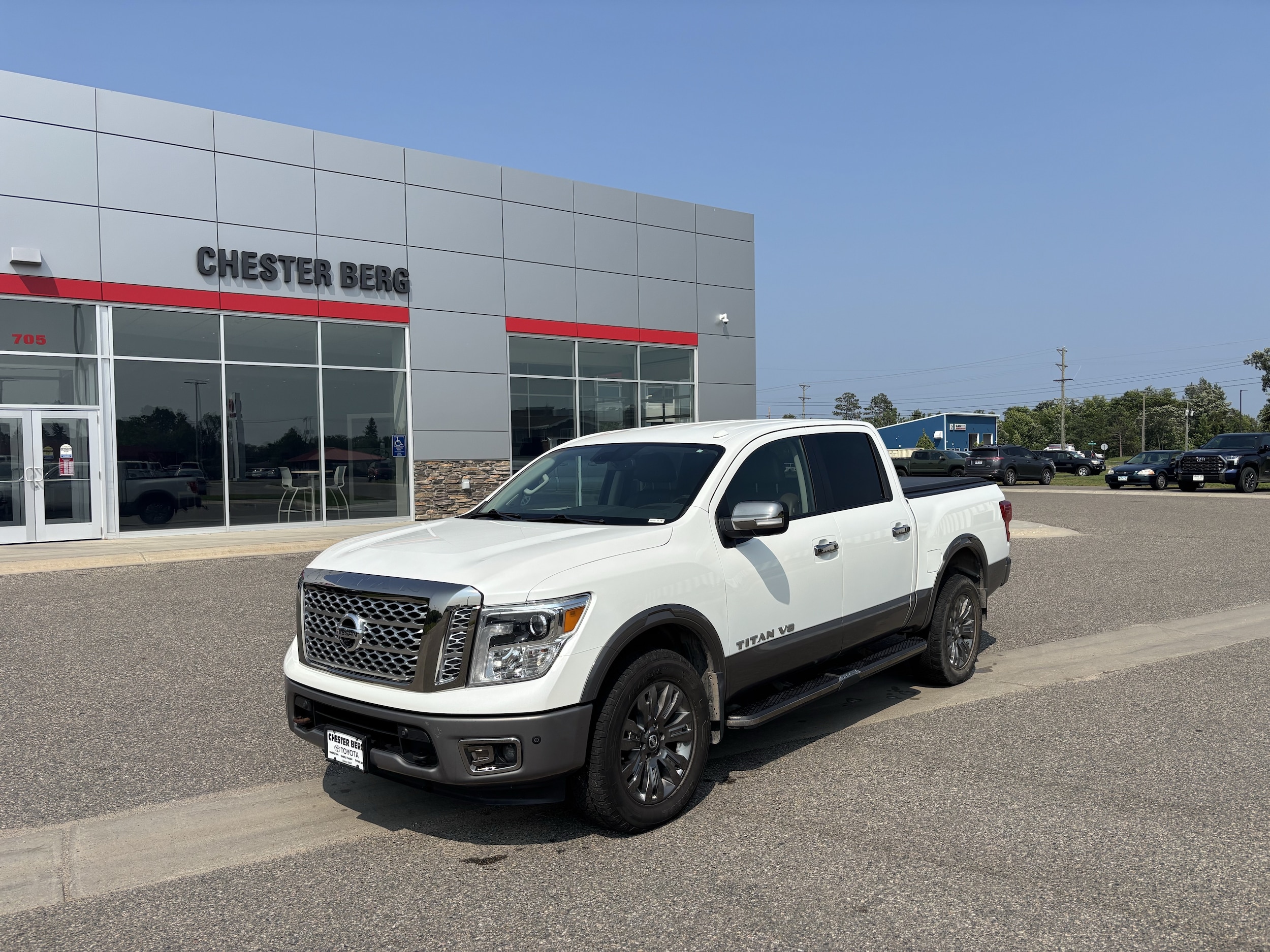 Used 2019 Nissan Titan Platinum Reserve with VIN 1N6AA1E57KN507878 for sale in Bemidji, Minnesota