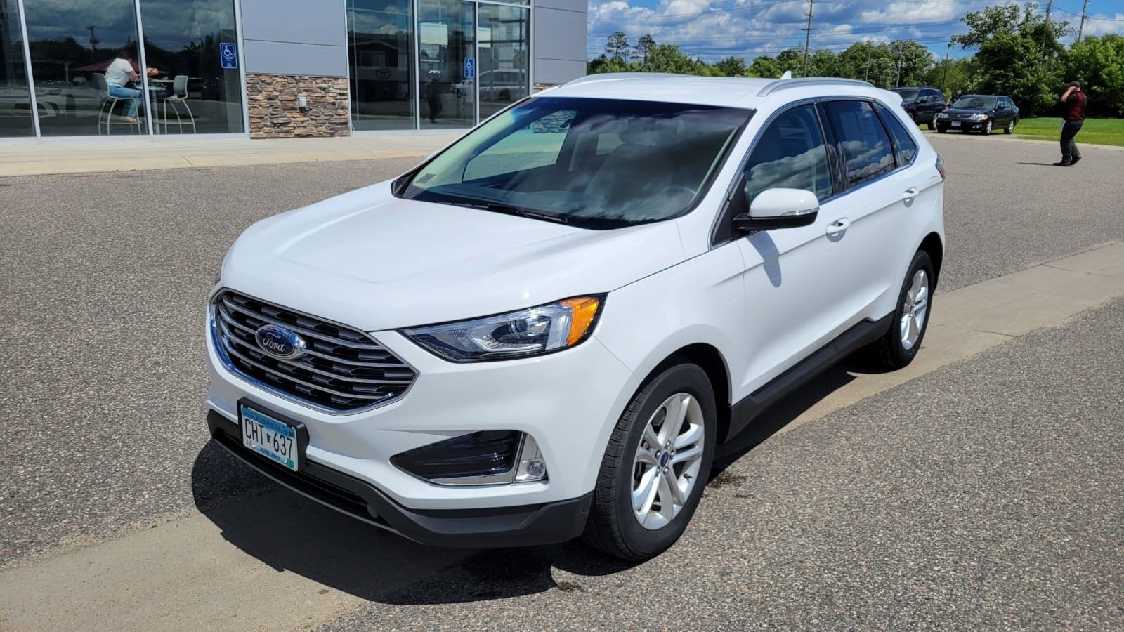 Used 2019 Ford Edge SEL with VIN 2FMPK4J98KBB09753 for sale in Bemidji, Minnesota