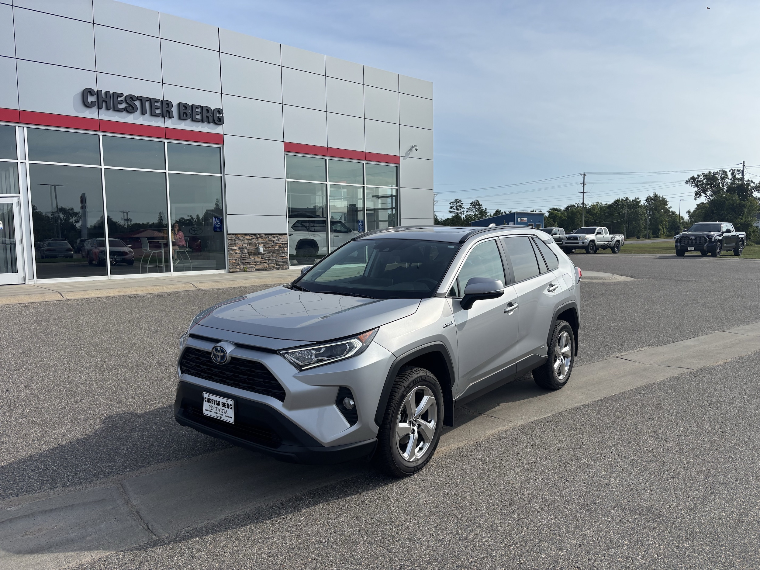 Used 2021 Toyota RAV4 XLE Premium with VIN 2T3B6RFV3MW021876 for sale in Bemidji, Minnesota