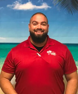 Staff member Christopher Santiago from 223ec8e6c340