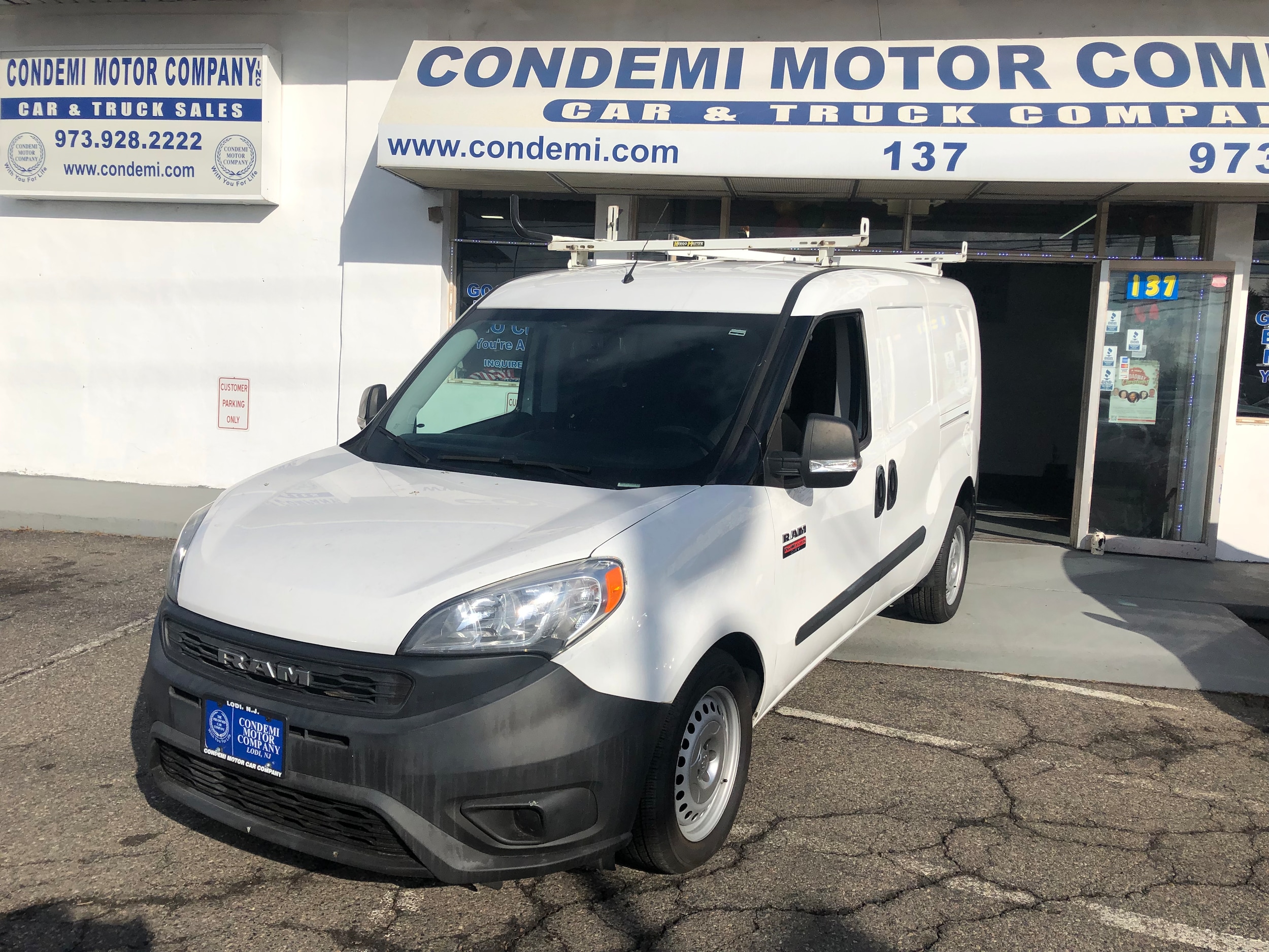 Used 2019 RAM Promaster City Tradesman with VIN ZFBHRFAB8K6N80550 for sale in Lodi, NJ