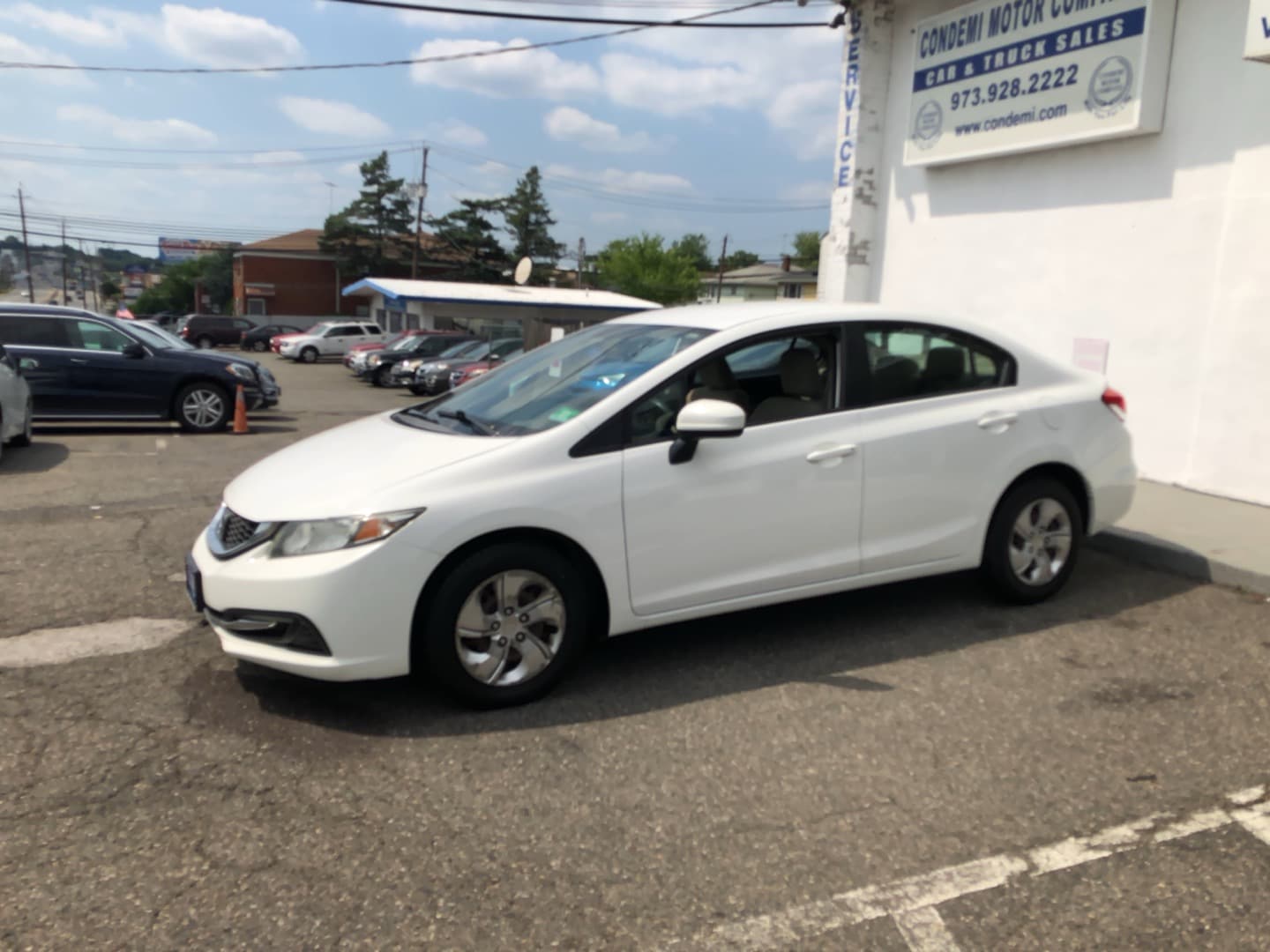 Used 2014 Honda Civic LX with VIN 19XFB2F54EE220985 for sale in Lodi, NJ