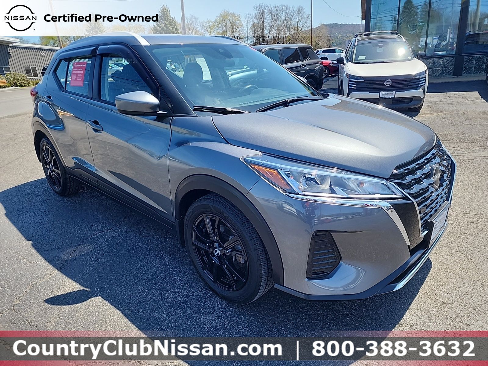 Certified 2023 Nissan Kicks SV with VIN 3N1CP5CV7PL502792 for sale in Oneonta, NY