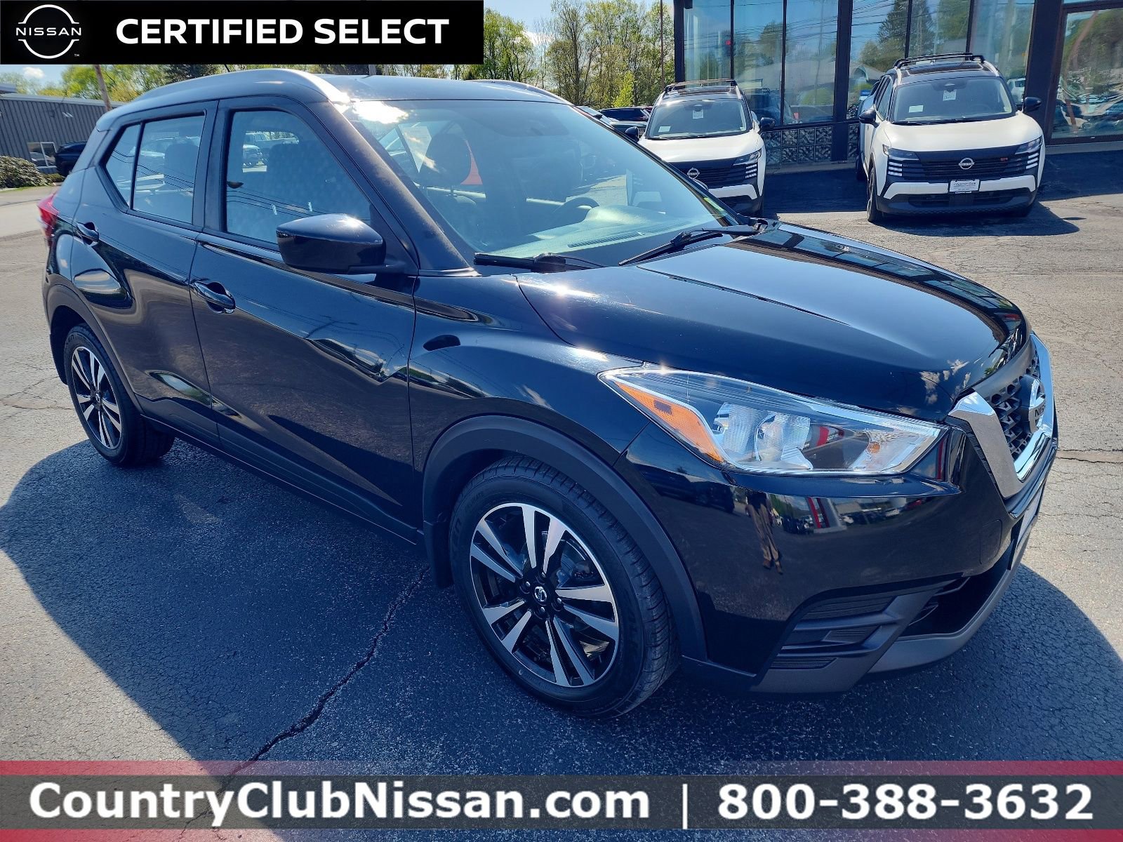Certified 2019 Nissan Kicks SV with VIN 3N1CP5CU3KL543629 for sale in Oneonta, NY