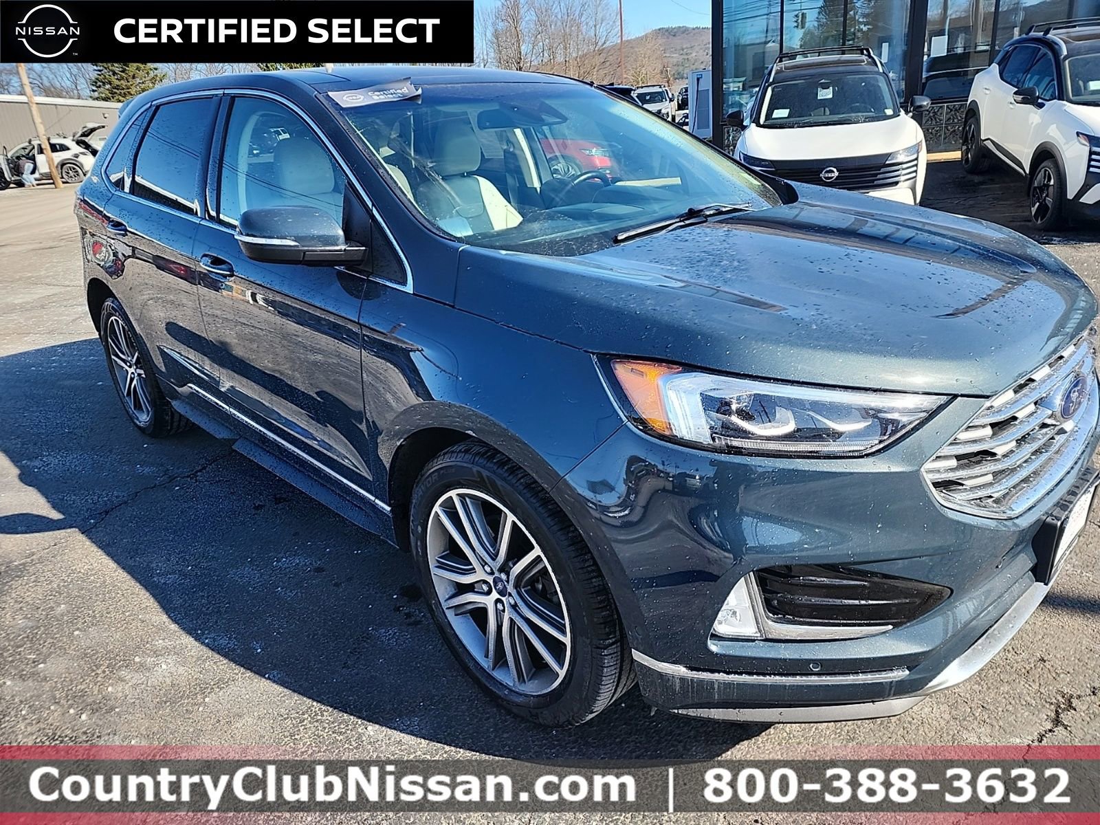 Certified 2019 Ford Edge Titanium with VIN 2FMPK4K98KBB72995 for sale in Oneonta, NY