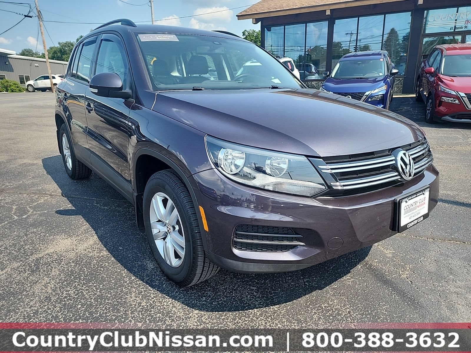 Used 2016 Volkswagen Tiguan S with VIN WVGBV7AX8GW567543 for sale in Oneonta, NY