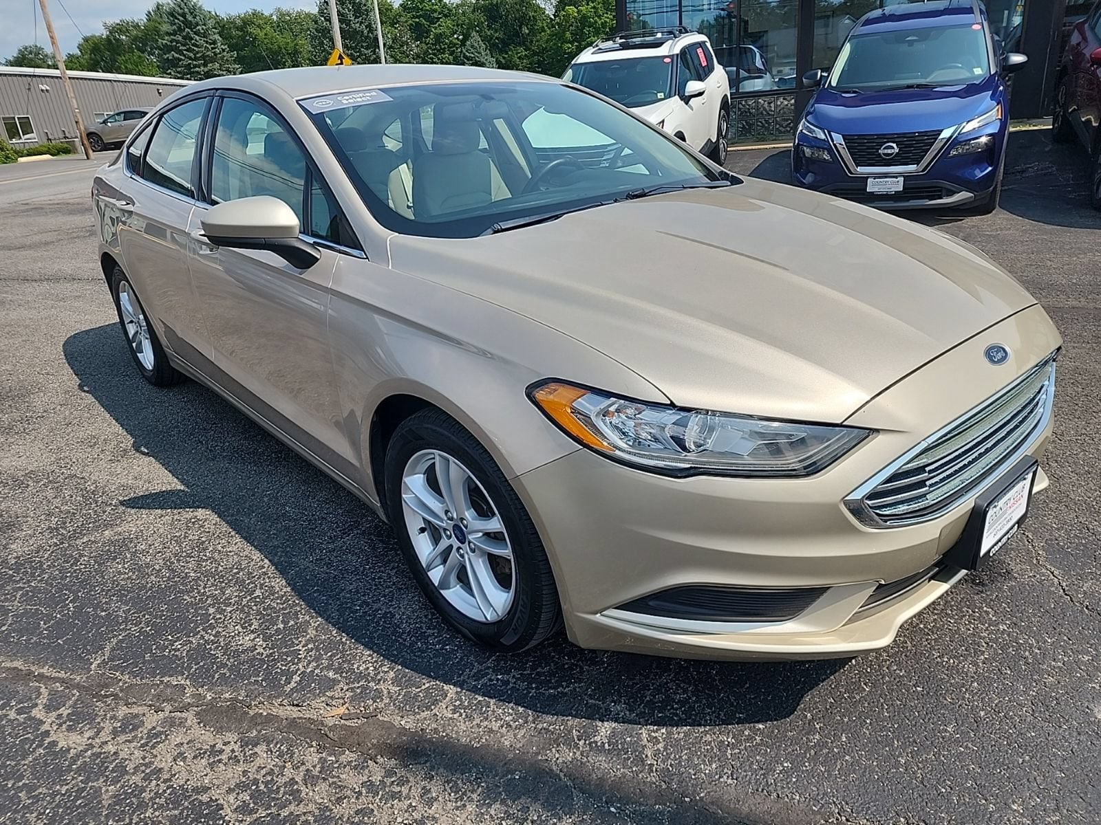 Certified 2018 Ford Fusion SE with VIN 3FA6P0HD2JR255060 for sale in Oneonta, NY