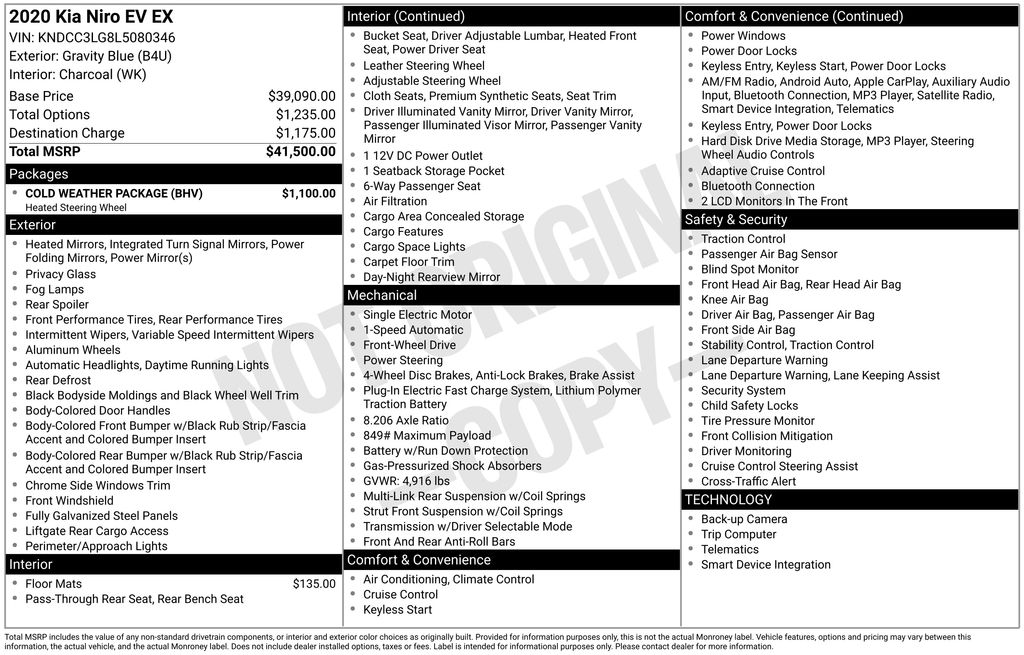 2020 Kia Niro EX - Photo 16