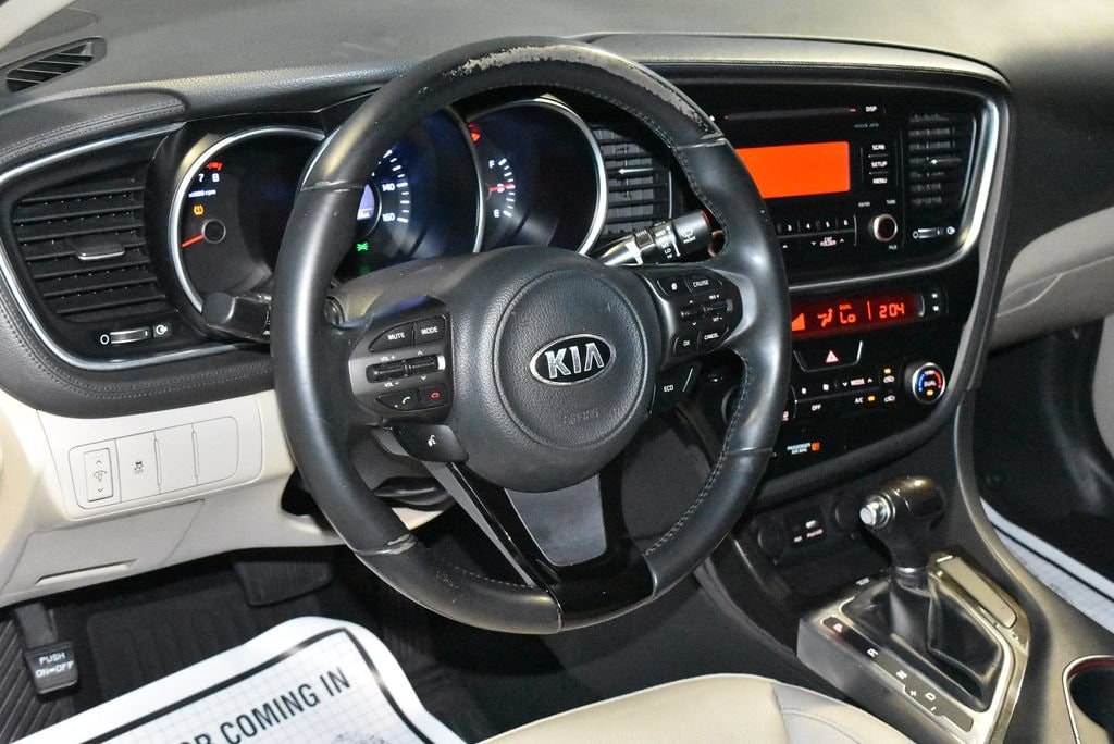 Used 2015 Kia Optima EX with VIN 5XXGN4A76FG437561 for sale in Evansville, IN