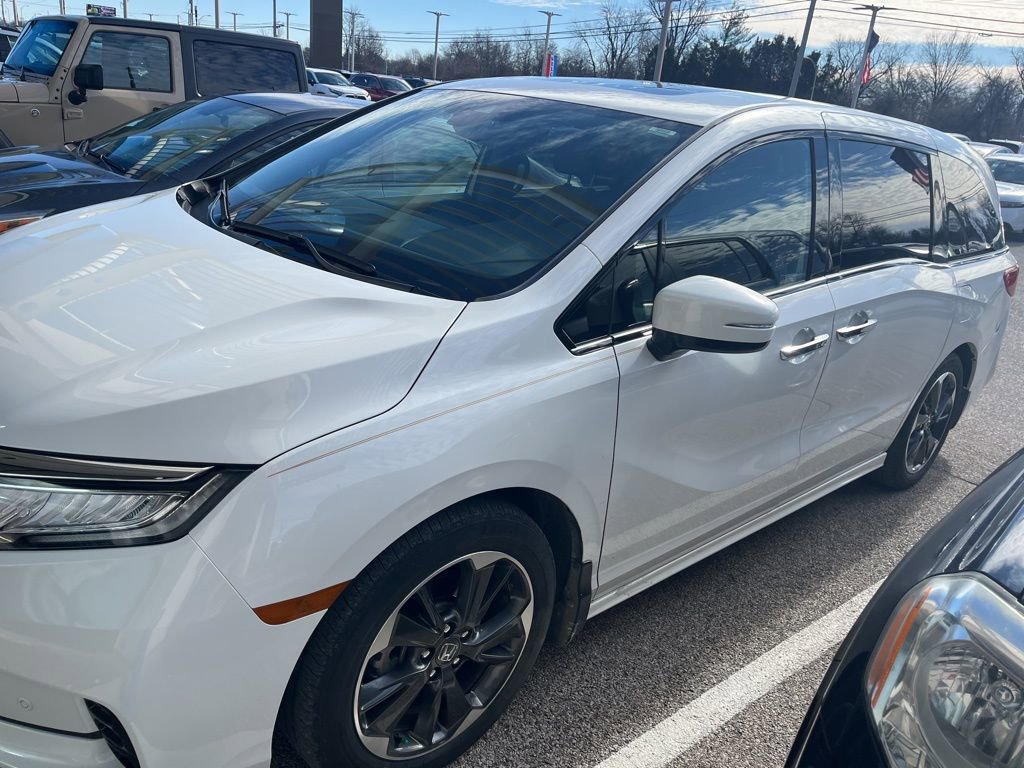 Used 2023 Honda Odyssey Elite with VIN 5FNRL6H91PB030317 for sale in Evansville, IN