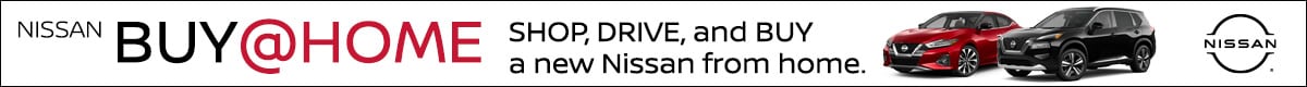 Nissan Buy@Home Banner for buying a Nissan online in Evansville Indiana mobile