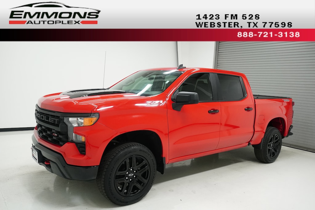 Used 2022 Chevrolet Silverado 1500 Custom Trail Boss Truck Crew Cab