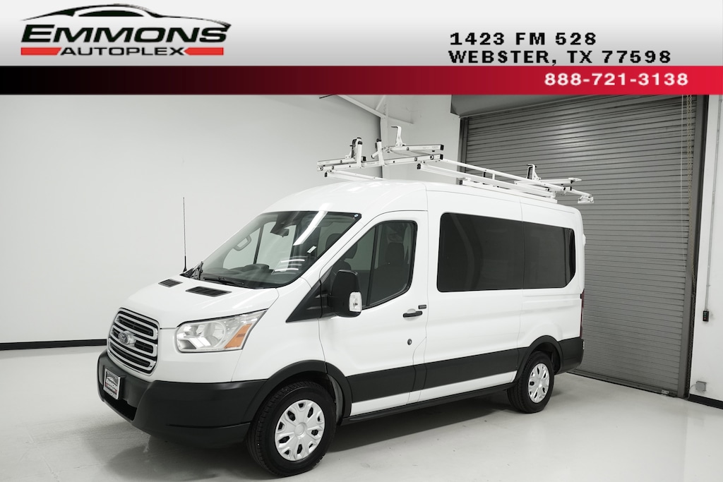 Used 2019 Ford Transit-150 XLT Wagon Medium Roof Passenger Van
