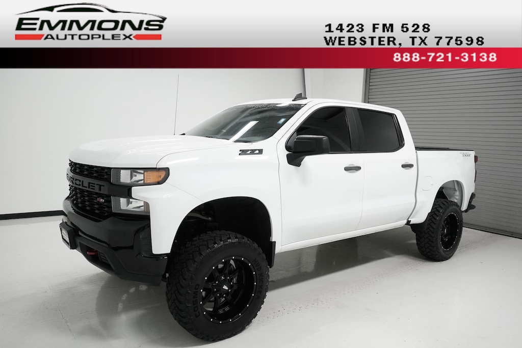 Used 2019 Chevrolet Silverado 1500 Custom Trail Boss Truck Crew Cab