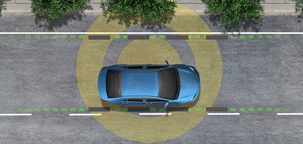 Lane Departure Alert with Steering Assist