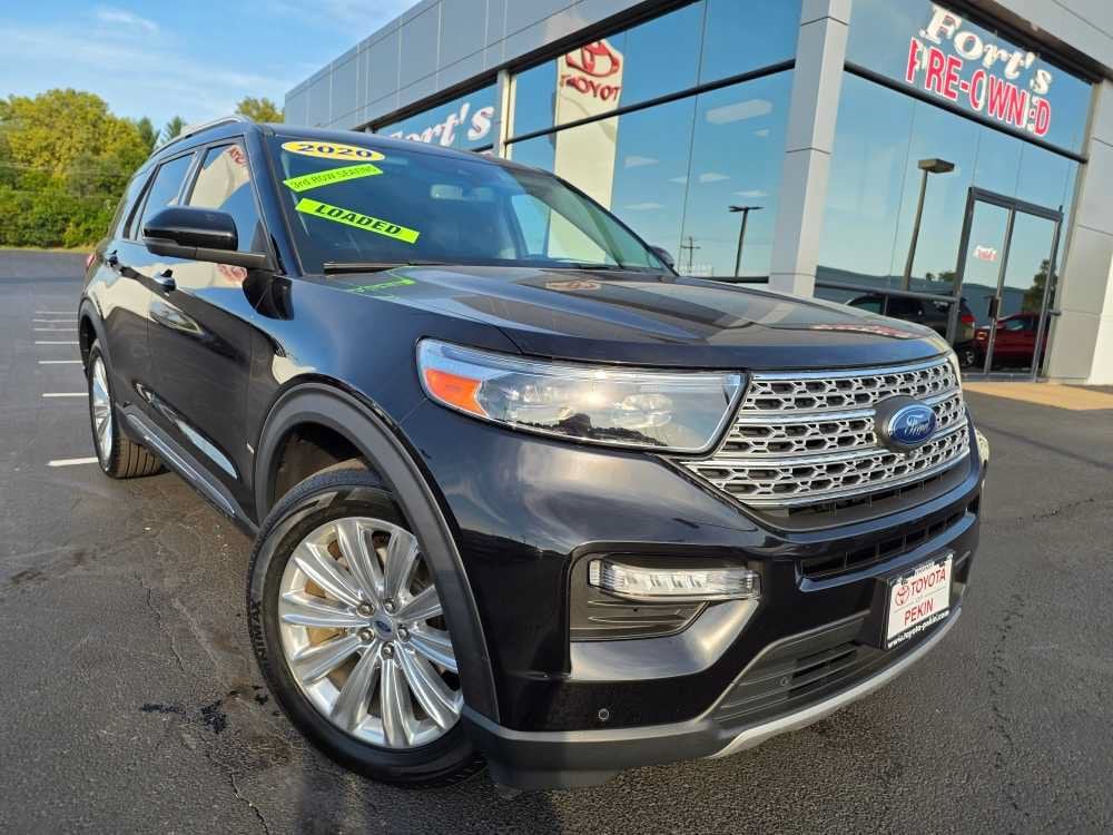 Used 2020 Ford Explorer Limited with VIN 1FMSK8FH5LGC76812 for sale in North Pekin, IL