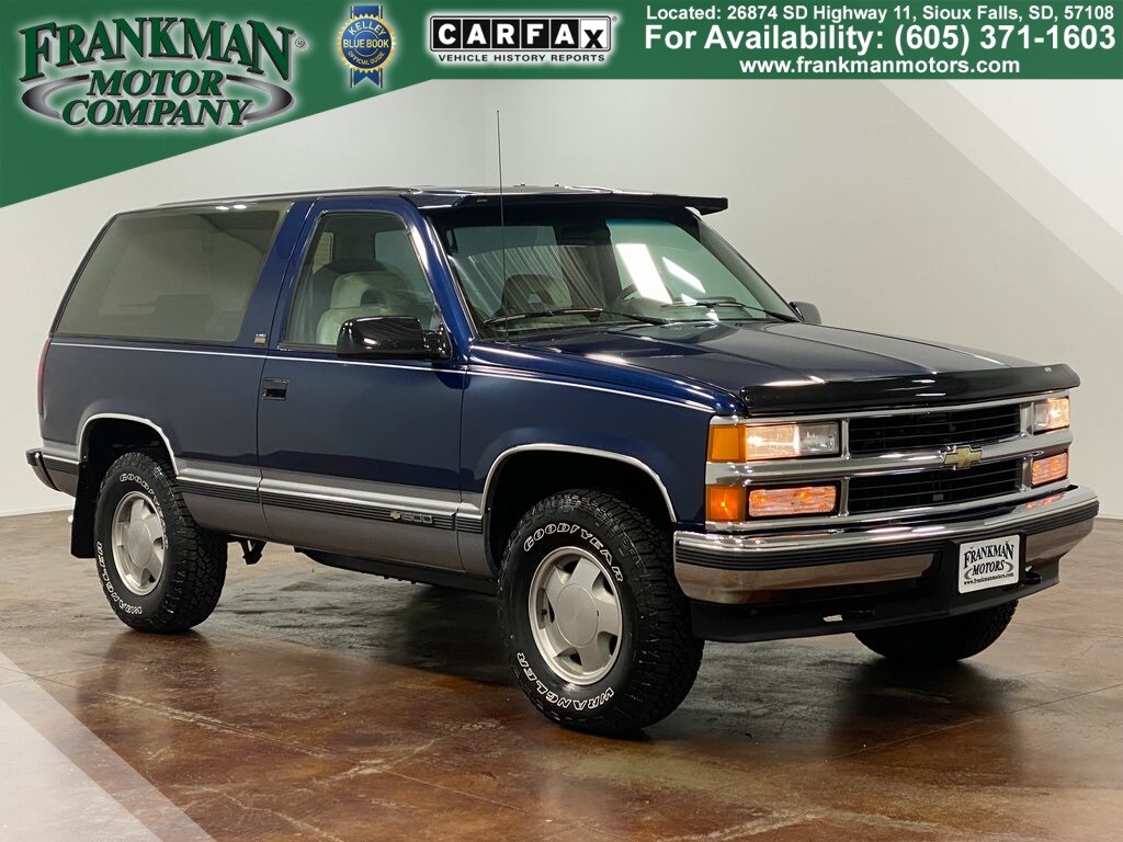 Used 1994 Chevrolet Blazer For Sale In Sioux Falls Sd 1gnek18k4rj Used 1994 Chevrolet Blazer For Sale In Sioux Falls Sd 1gnek18k4rj