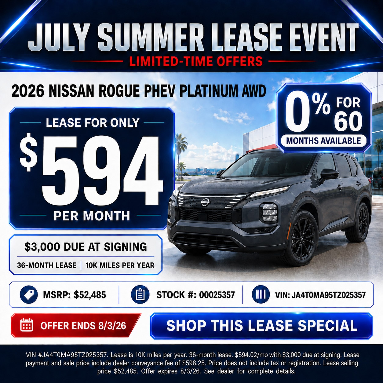 Gates Nissan July 2026 Special Offer