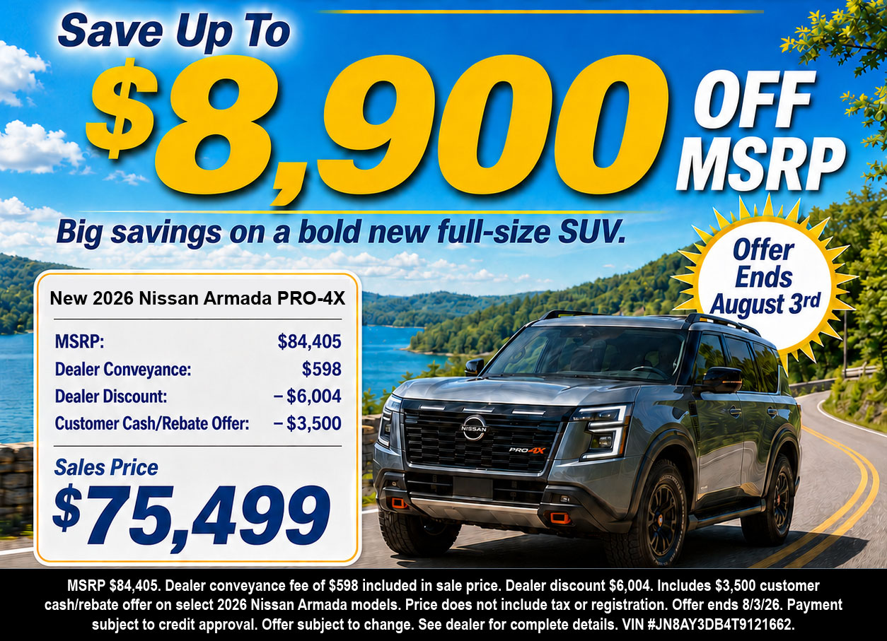 Gates Nissan July 2026 Special Offer