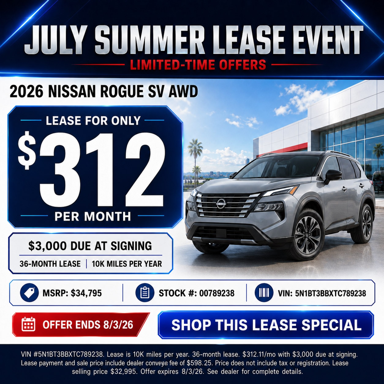 Gates Nissan July 2026 Special Offer