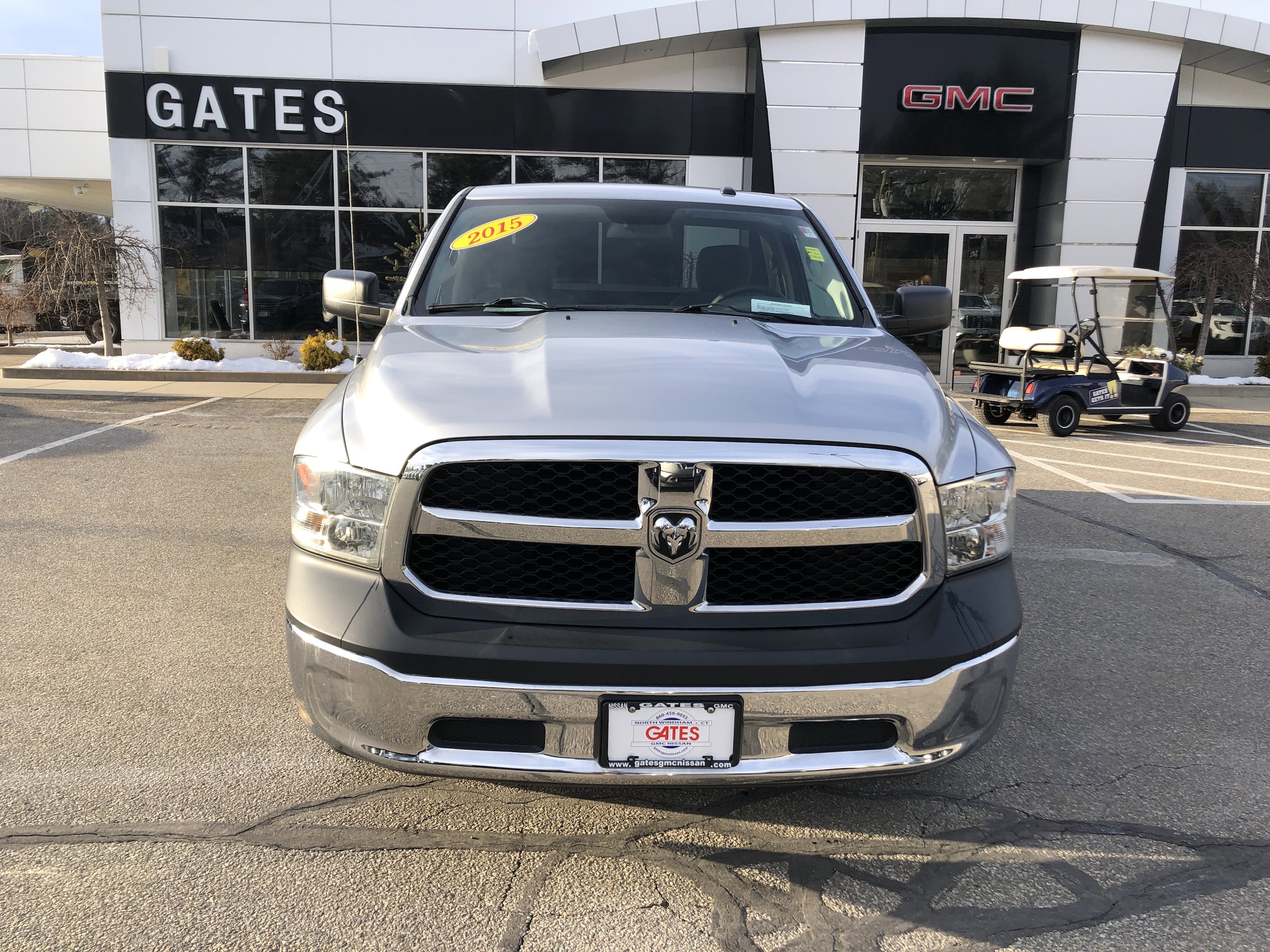 Used 2015 RAM Ram 1500 Pickup Tradesman with VIN 3C6JR6DT2FG631233 for sale in Windham, CT