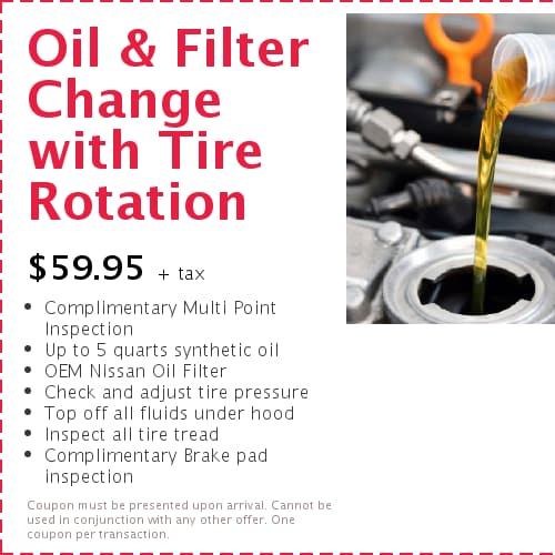 vans oil change coupon