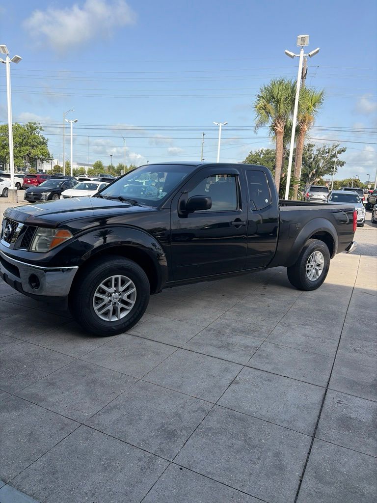 Super Black 2008 Nissan Frontier Pickup Truck 4X2 5-Speed Manual Overdrive