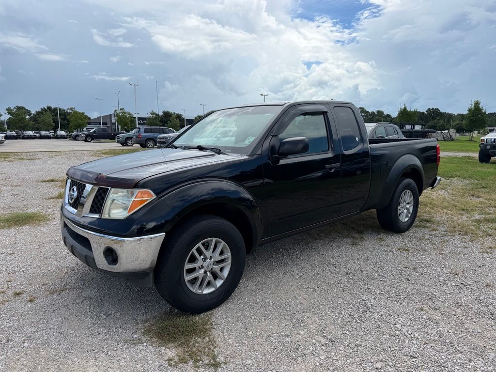 Super Black 2008 Nissan Frontier Pickup Truck 4X2 5-Speed Manual Overdrive